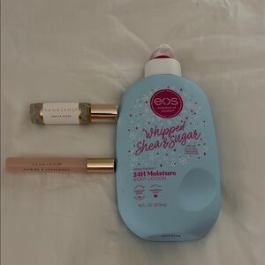 eos Whipped Shea & Sugar Body Lotion with Sand + Fog Rollerball Duo